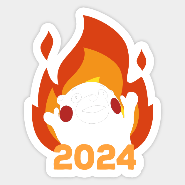 For the Glory of 2024! (of course) Sticker by EvilSheet